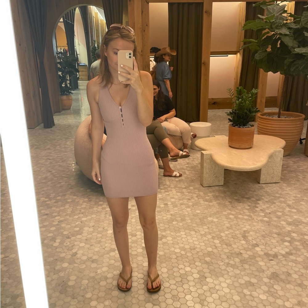 Wilfred Lavender Sleeveless Mini Dress
